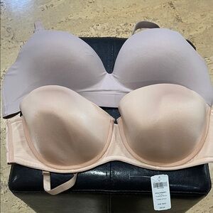 2 Bra Bundle - Soma Telltale Strapless (36DD) & Soma Enbliss Wireless (36DD)